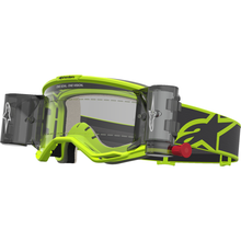 ALPINESTARS GOGGLES Vision 5 Goggle - Rora - Roll-Off - Fluo Yellow/Black - Clear Lens 5103427-5012
