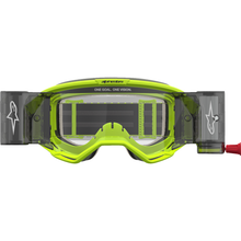 ALPINESTARS GOGGLES Vision 5 Goggle - Rora - Roll-Off - Fluo Yellow/Black - Clear Lens 5103427-5012