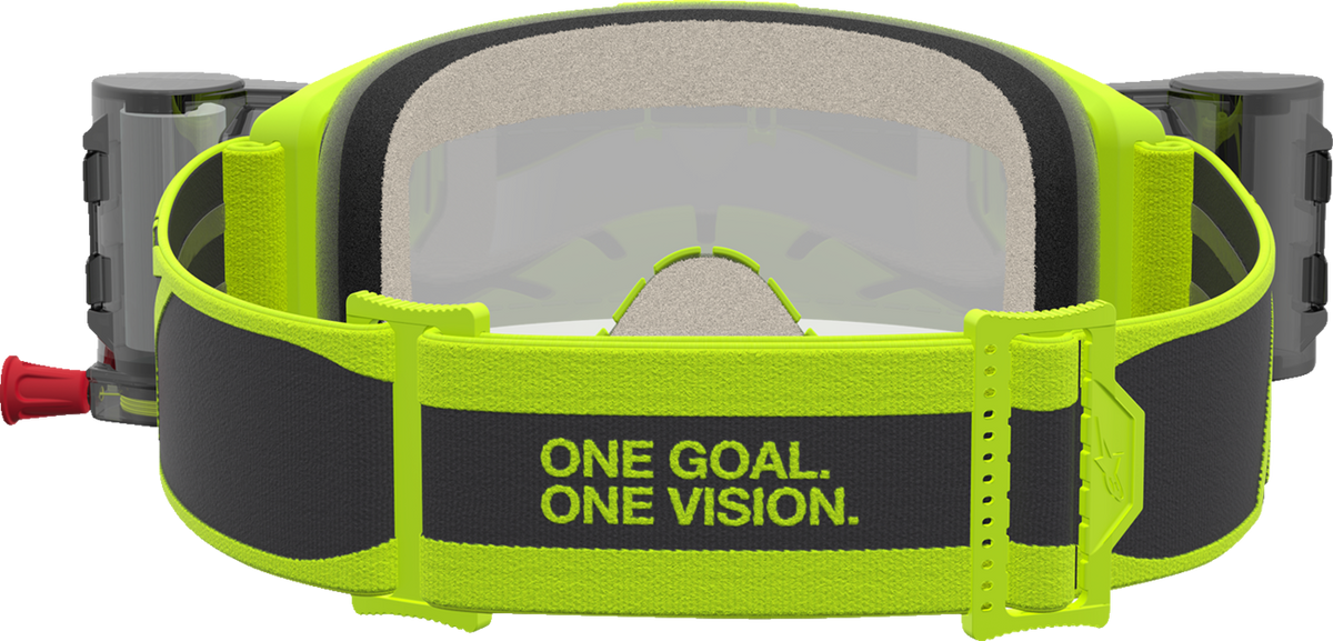ALPINESTARS GOGGLES Vision 5 Goggle - Rora - Roll-Off - Fluo Yellow/Black - Clear Lens 5103427-5012