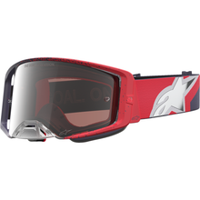 ALPINESTARS GOGGLES Supertech Goggle - Hiten - Black/Red - Silver Mirror Lens 5100527-1434