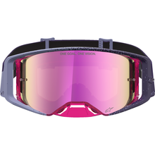 ALPINESTARS GOGGLES Supertech Goggle - Hiten - Purple/Red - Pink Mirror Lens 5100527-3229
