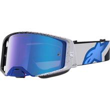 ALPINESTARS GOGGLES Supertech Goggle - Hiten - Black/Blue - Blue Mirror Lens 5100527-7352