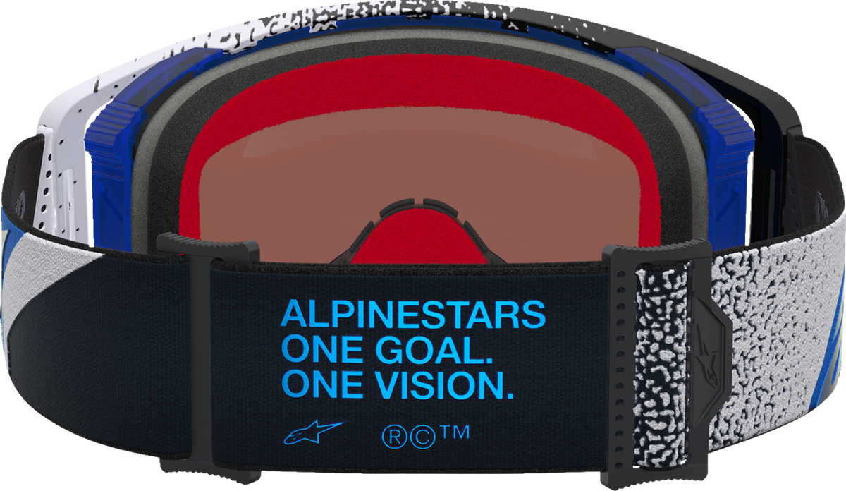 ALPINESTARS GOGGLES Supertech Goggle - Hiten - Black/Blue - Blue Mirror Lens 5100527-7352