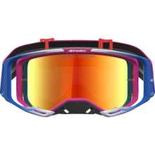 ALPINESTARS GOGGLES Vision 8 Goggle - Maven - Fire Red/Black - Red Mirror Lens 5101627-3235