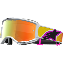 ALPINESTARS GOGGLES Vision 5 Goggle - Drag - Orange/Red - Red Mirror Lens 5101727-4009