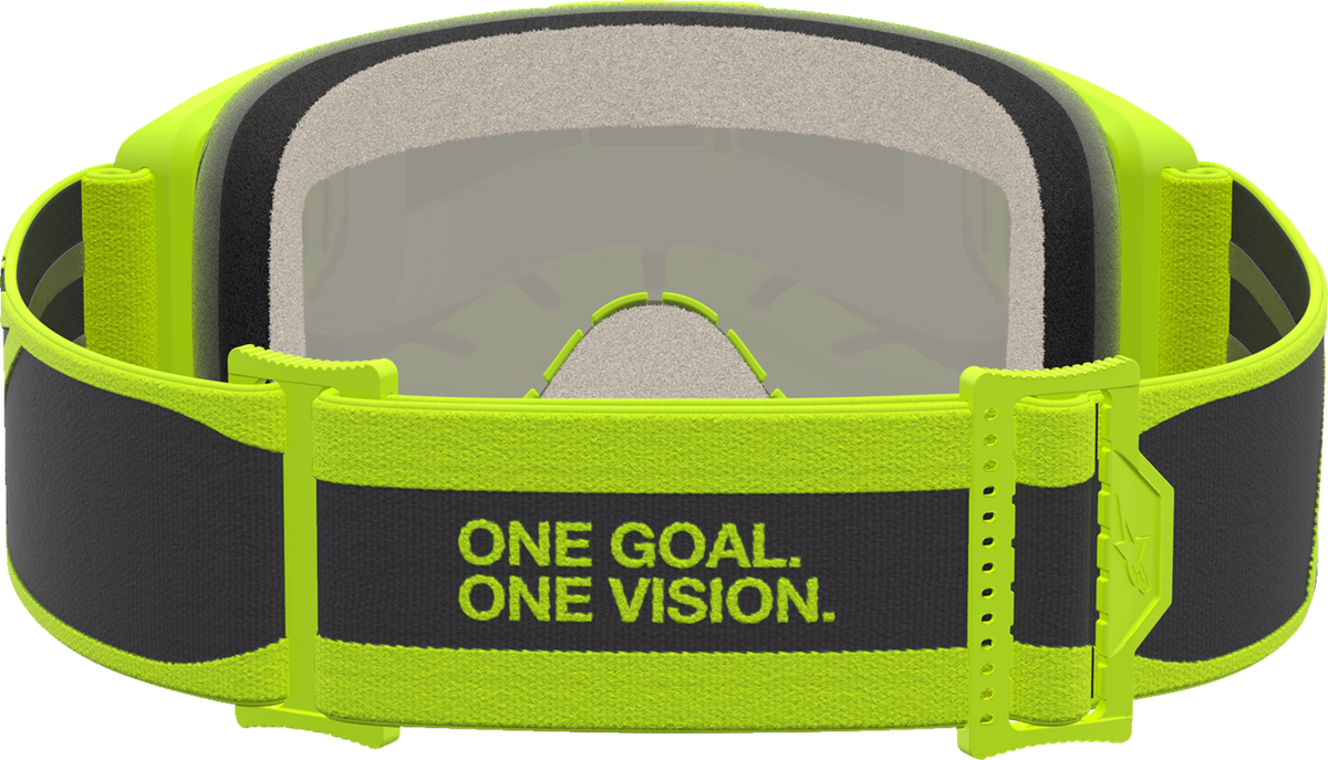 ALPINESTARS GOGGLES Vision 5 Goggle - Rora - Yellow Fluo/Black - Silver Mirror Lens 5101927-1744