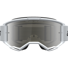 ALPINESTARS GOGGLES Vision 3 Goggle - Wordmark - White/Black - Silver Mirror Lens 5103225-2094