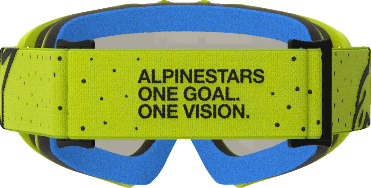 ALPINESTARS GOGGLES Youth Vision Goggle - Vesta - Yellow Fluo/Black - Red Mirror Lens 5140127-5002