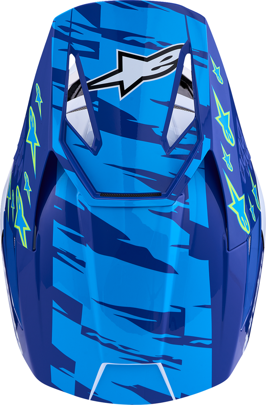 ALPINESTARS SM3 Helmet - Falcon - Blue/White/Black/Pink Fluo - Medium 8300927-7347-M