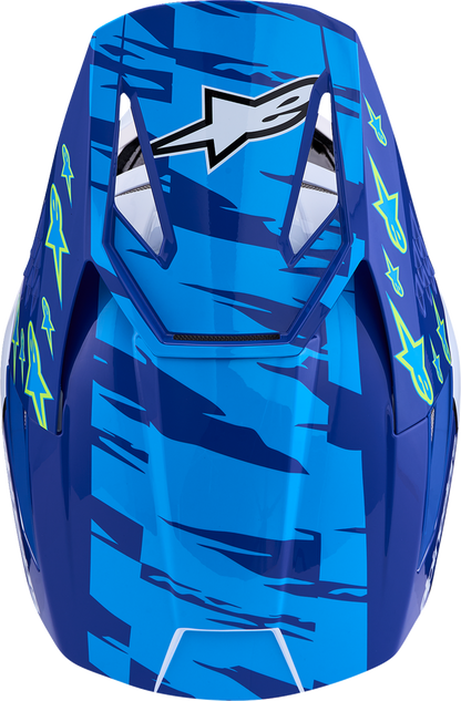 ALPINESTARS SM3 Helmet - Falcon - Blue/White/Black/Pink Fluo - Medium 8300927-7347-M