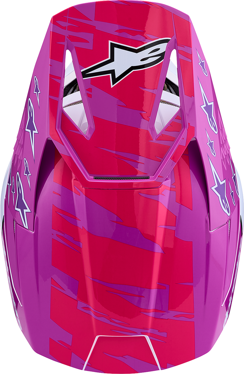 ALPINESTARS SM3 Helmet - Falcon - Purple/White/Black/Pink Fluo - XL 8300927-3222-XL