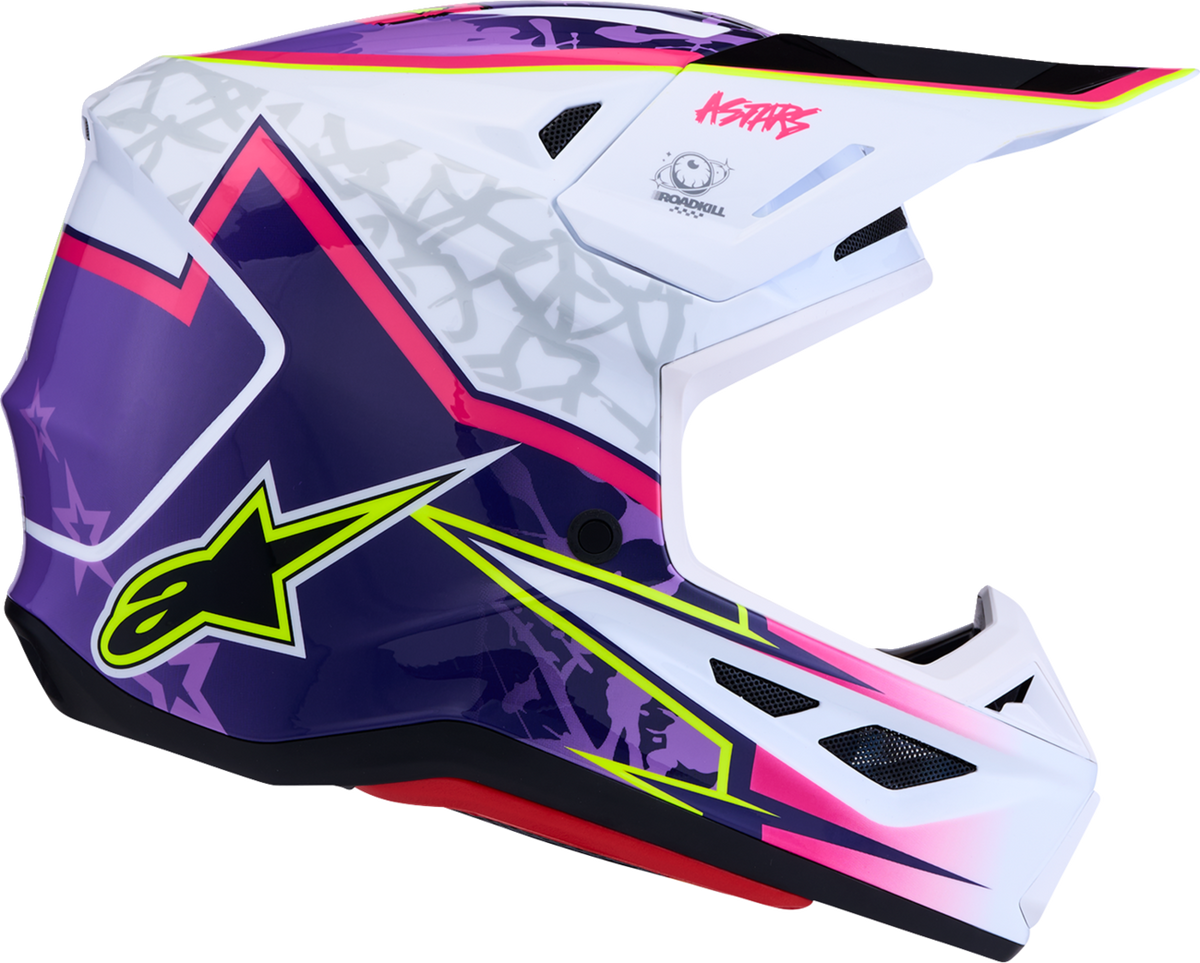 ALPINESTARS SM7 Helmet - Blaster - Purple/Pink/White - 2XL 8301627-3224-2X