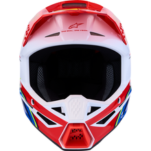ALPINESTARS Youth SM3 Helmet - Falcon - Red Fluo/White/Blue/Yellow Fluo - Medium 8301327-3206- YM