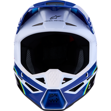 ALPINESTARS Youth SM3 Helmet - Falcon - Blue/White/Black/Pink Fluo - Medium 8301327-7347- YM