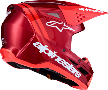 ALPINESTARS SM3 Helmet - Radium - Red/Red Fluo/White - Medium 8300826-3216-M