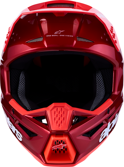 ALPINESTARS SM3 Helmet - Radium - Red/Red Fluo/White - Medium 8300826-3216-M