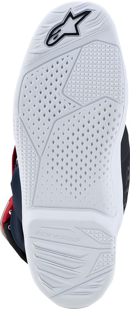 ALPINESTARS Youth Tech 7S Boots - Dark Blue/White/Black/Purple - US 8 / EU 42 2015017-7341-8