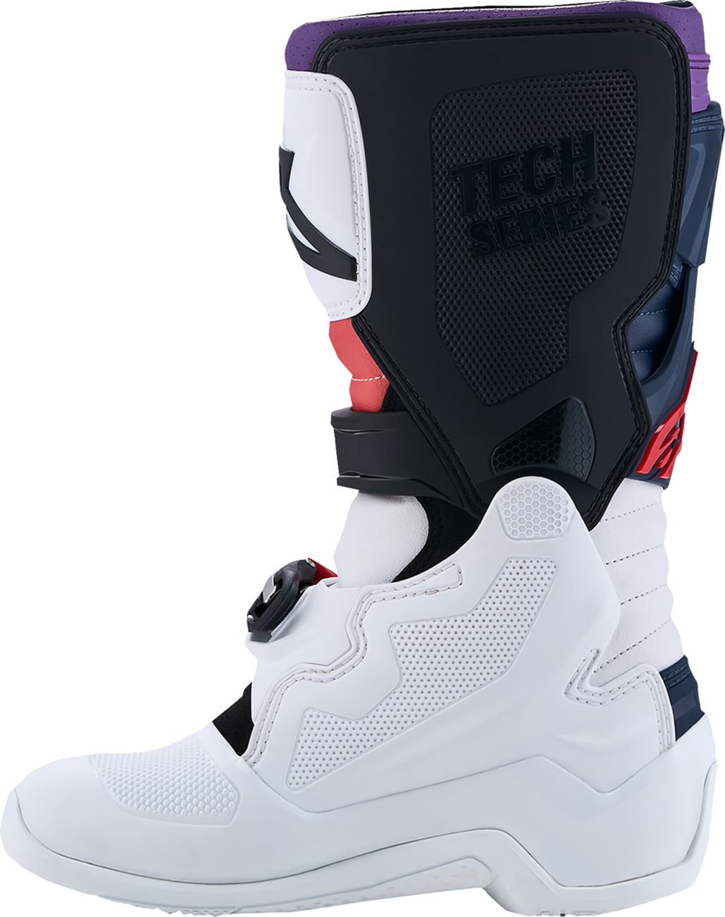 ALPINESTARS Youth Tech 7S Boots - Dark Blue/White/Black/Purple - US 8 / EU 42 2015017-7341-8