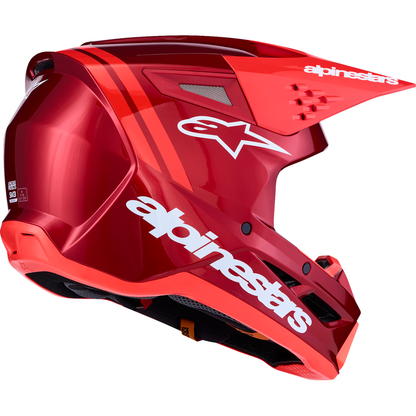 ALPINESTARS SM3 Helmet - Radium - Red/Red Fluo/White - Small 8300826-3216-S