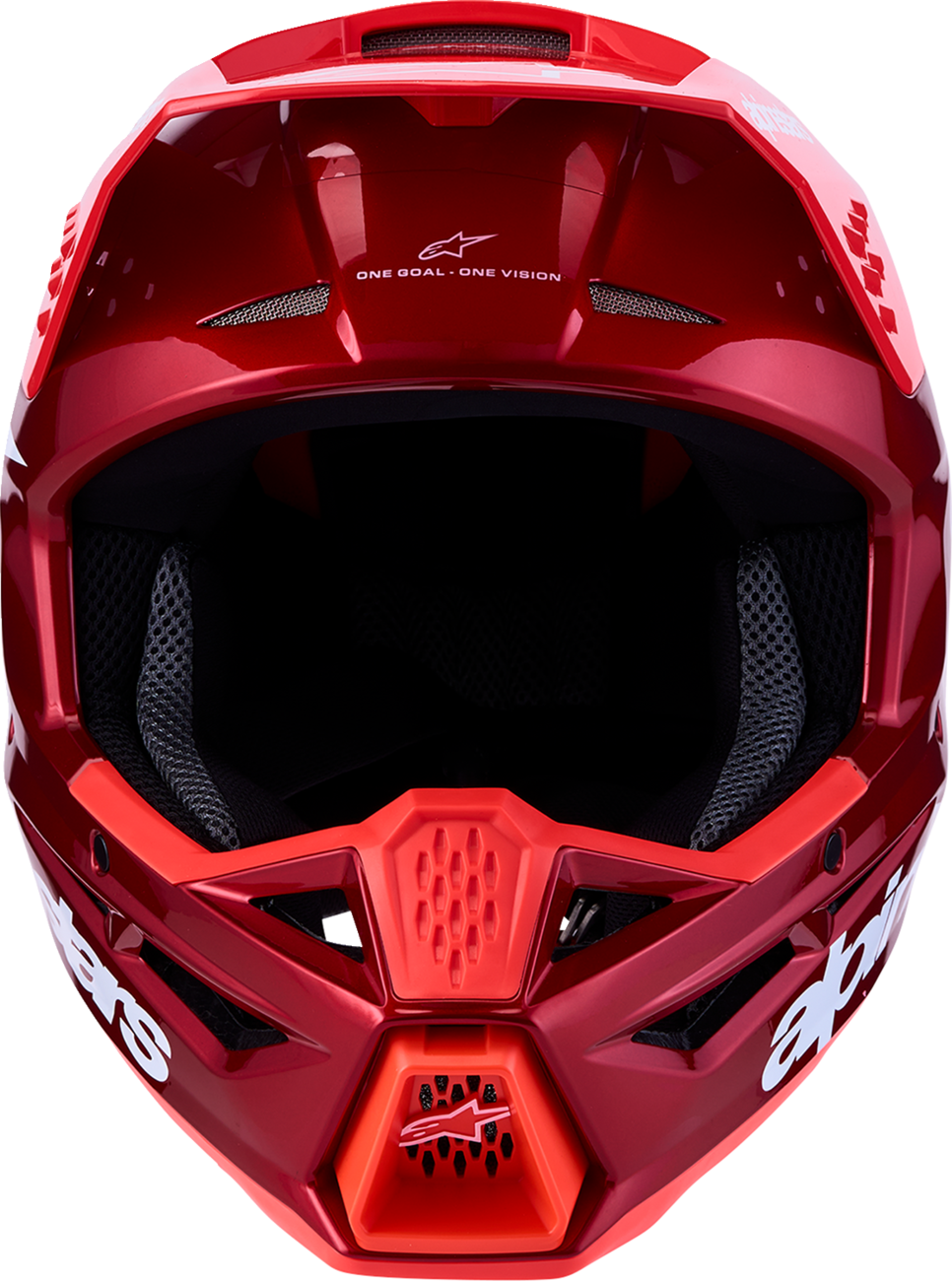 ALPINESTARS SM3 Helmet - Radium - Red/Red Fluo/White - Small 8300826-3216-S