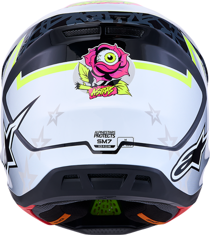 ALPINESTARS SM7 Helmet - Blaster - Black/Gray/White/Yellow Fluo - Small 8301627-1697-S