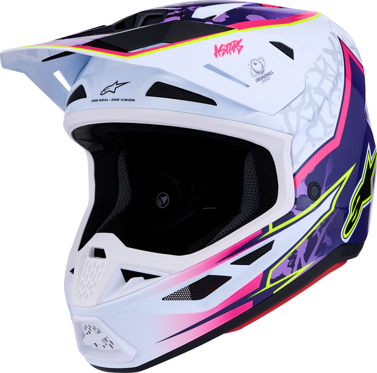 ALPINESTARS SM7 Helmet - Blaster - Purple/Pink/White - XL 8301627-3224-XL