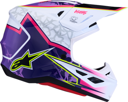 ALPINESTARS SM7 Helmet - Blaster - Purple/Pink/White - XL 8301627-3224-XL