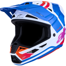 ALPINESTARS SM7 Helmet - Core - White/Blue/Orange/Pink - Medium 8301826-2088-M