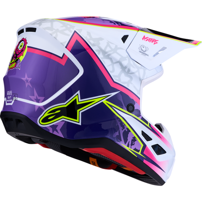 ALPINESTARS SM7 Helmet - Blaster - Purple/Pink/White - XS 8301627-3224-XS