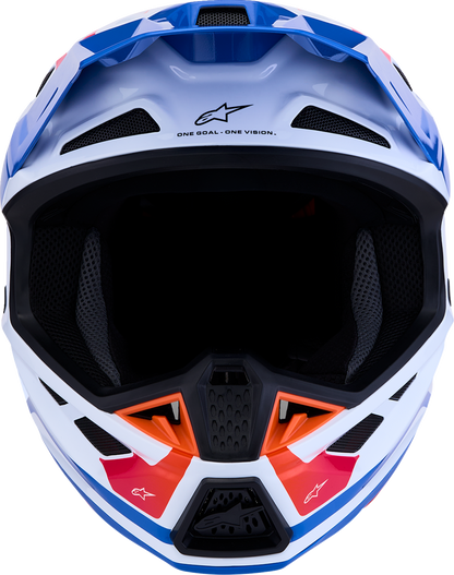 ALPINESTARS SM7 Helmet - Core - White/Blue/Orange/Pink - Medium 8301826-2088-M