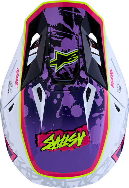 ALPINESTARS SM7 Helmet - Blaster - Purple/Pink/White - XS 8301627-3224-XS