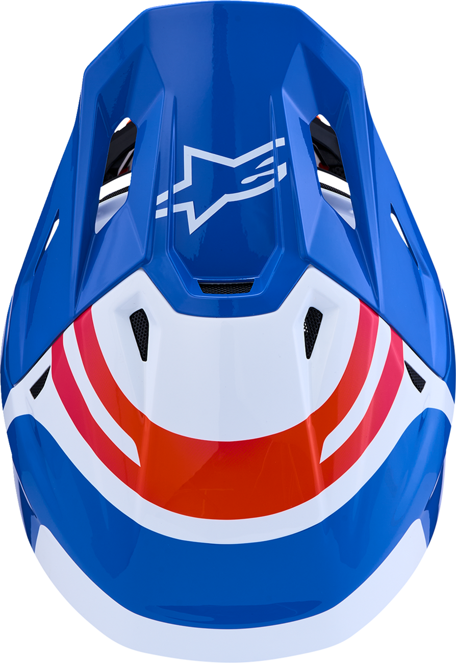 ALPINESTARS SM7 Helmet - Core - White/Blue/Orange/Pink - Medium 8301826-2088-M