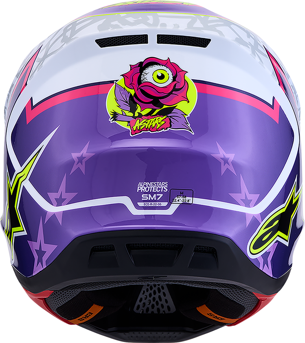 ALPINESTARS SM7 Helmet - Blaster - Purple/Pink/White - XL 8301627-3224-XL