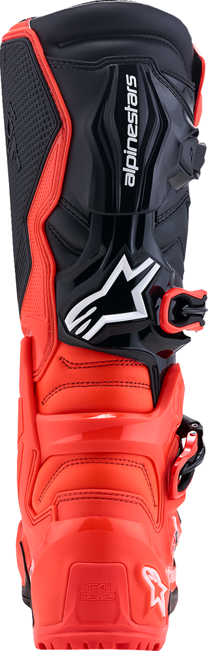 ALPINESTARS Tech 7 Enduro Boots - Black/Fluorescent Red - US 9 / EU 43 2010426-314-9