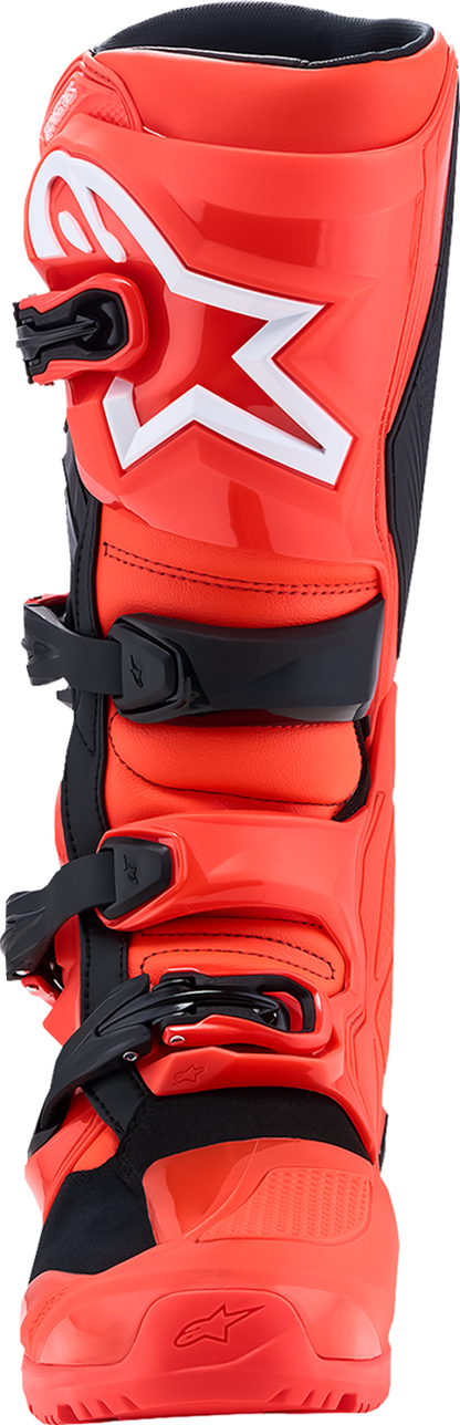 ALPINESTARS Tech 7 Enduro Boots - Black/Fluorescent Red - US 11 / EU 45.5 2010426-314-11