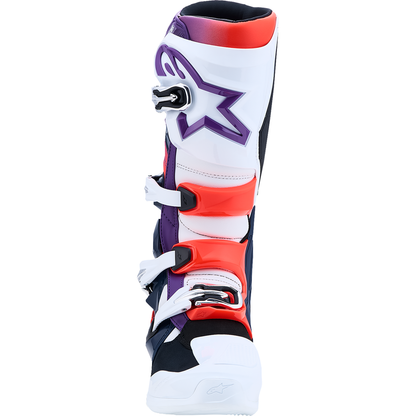 ALPINESTARS Tech 7 Boots - Purple/Blue/Fluorescent Red/White - US 14 / EU 49.5 2012025-3192-14