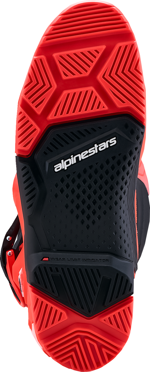 ALPINESTARS Tech 7 Enduro Boots - Black/Fluorescent Red - US 9 / EU 43 2010426-314-9