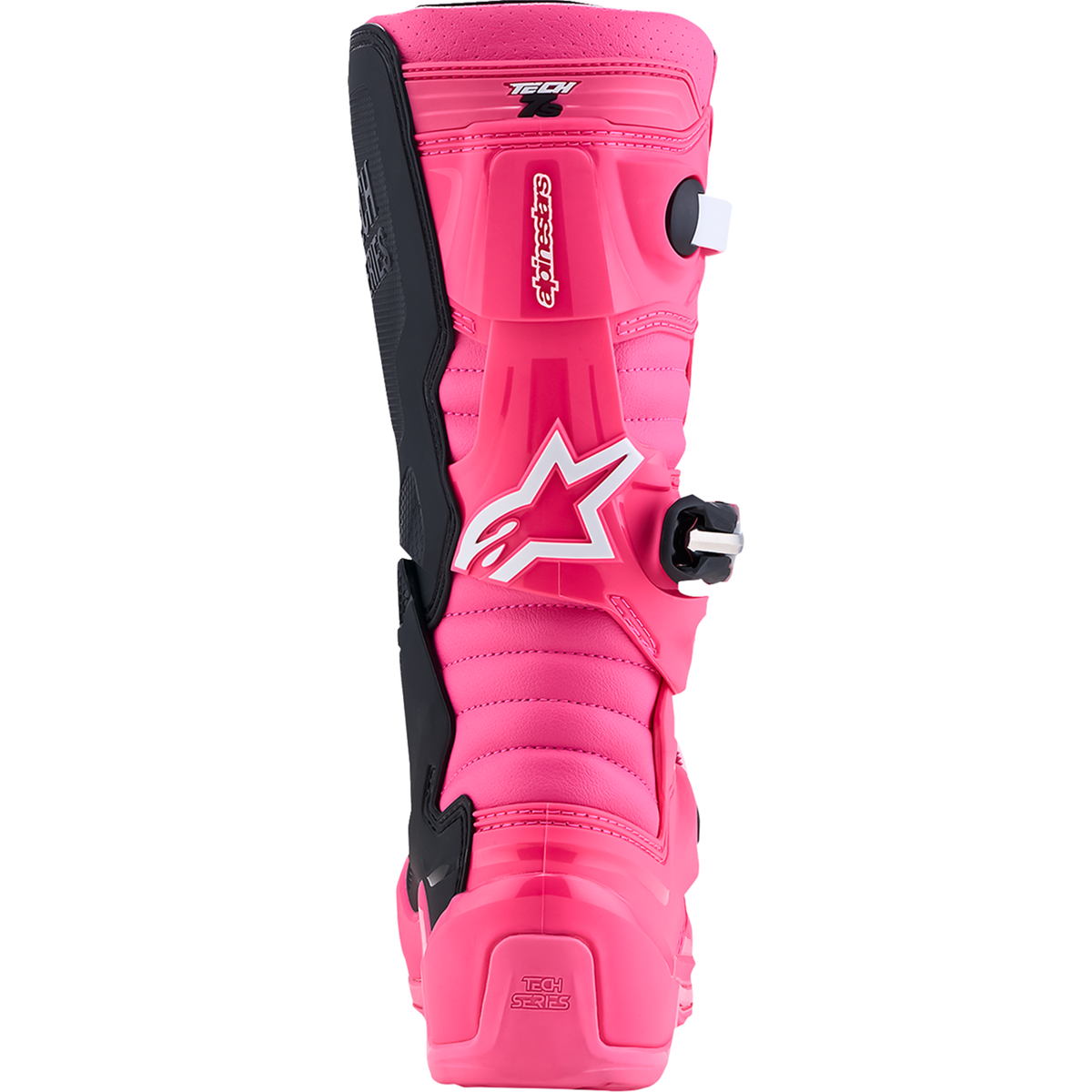 ALPINESTARS Youth Tech 7S Boots - Fluorescent Pink/Black/White - US 4 / EU 37 2015017-3187-4