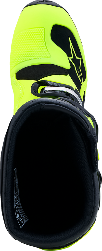 ALPINESTARS Youth Tech 7S Boots - Fluorescent Yellow/Black - US 2 / EU 34 2015017-551-2