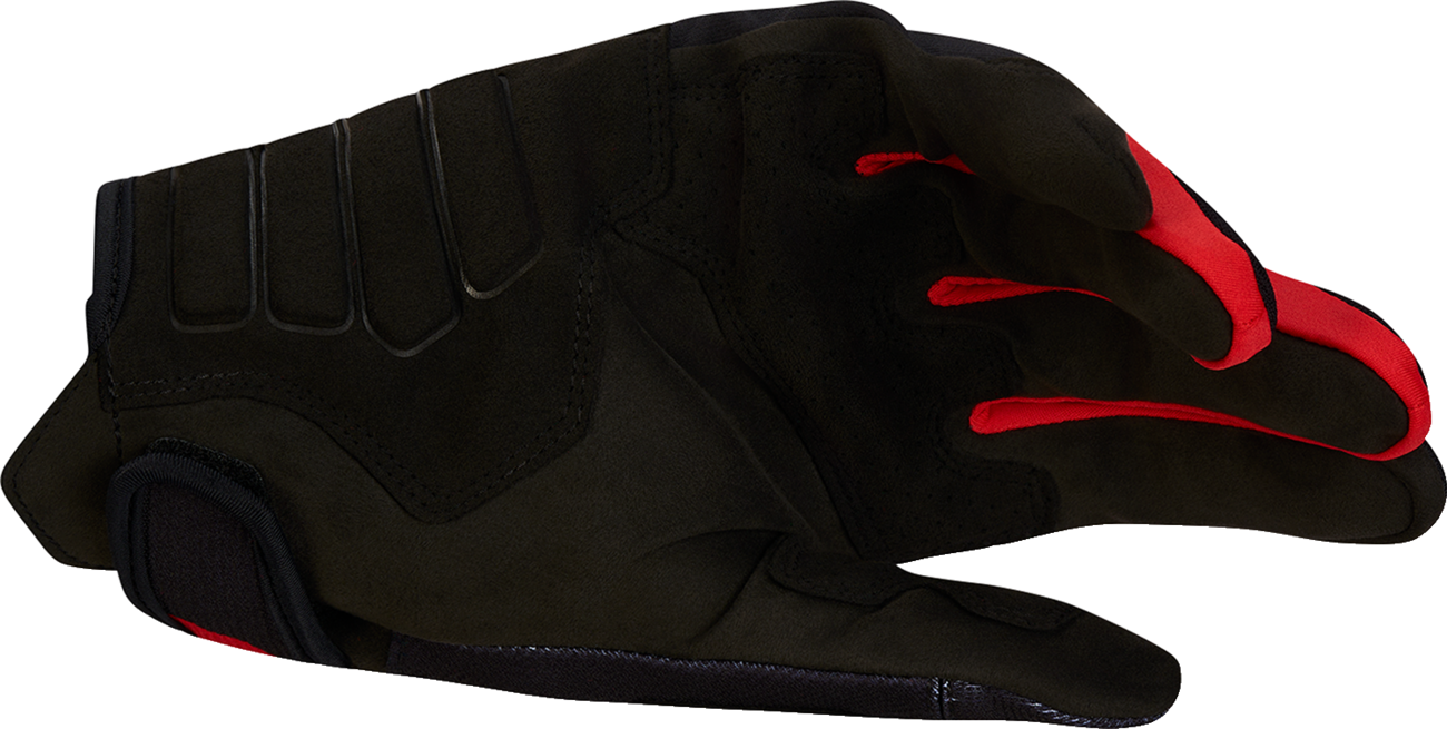 ALPINESTARS Techdura Gloves - Black/Bright Red - 2XL 3564524-1303-2XL