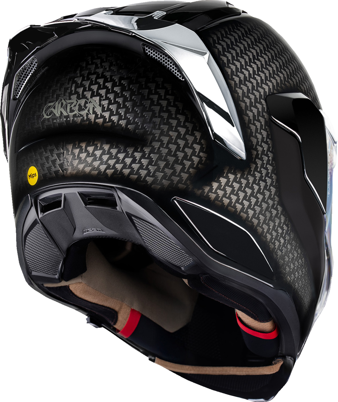 ICON Ultraflite™ Helmet - Carbon - MIPS® - Silver - XS 0101-20634