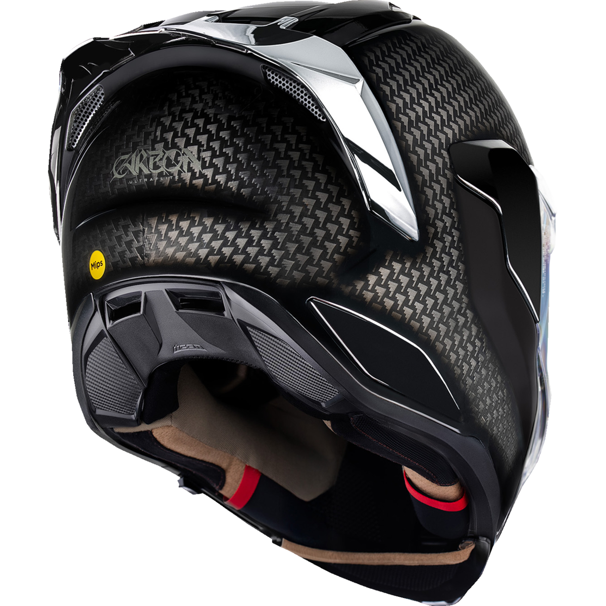 ICON Ultraflite™ Helmet - Carbon - MIPS® - Silver - Small 0101-20635