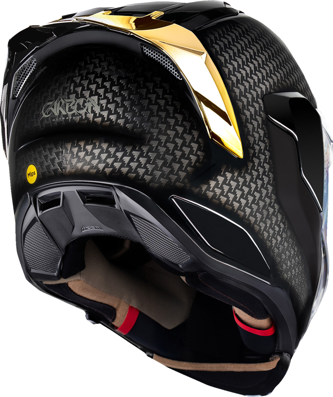 ICON Ultraflite™ Helmet - Carbon - MIPS® - Gold - Large 0101-20644
