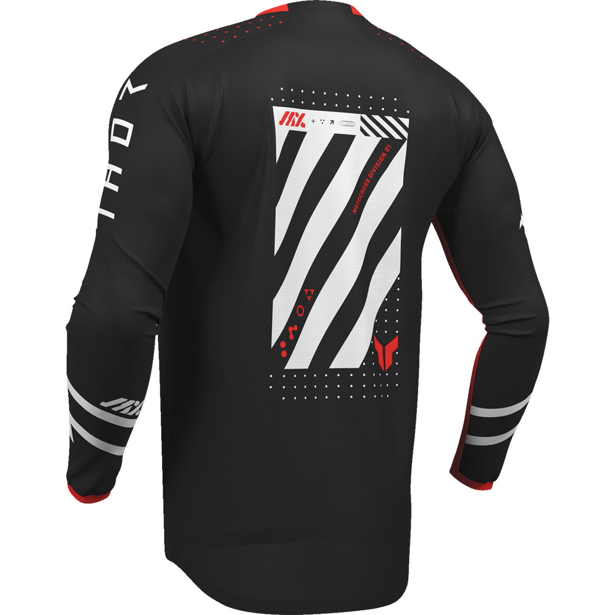 THOR Youth Launchmode Futura Jersey - Black/Red - XS 2912-2756