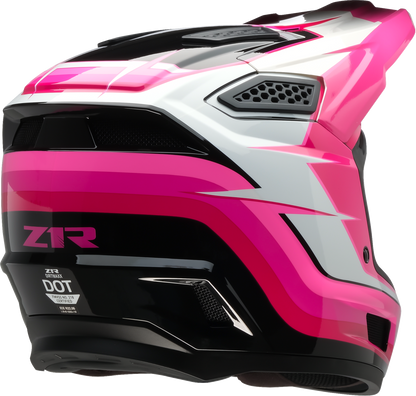 Z1R Dirt Maxx Helmet - Vortex - Pink/White - XL 0110-9709