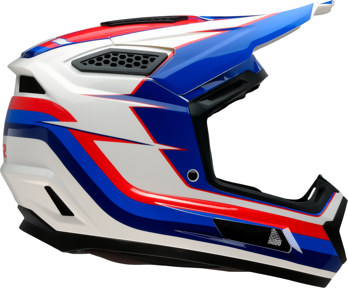 Z1R Dirt Maxx Helmet - Vortex - Red/White/Blue - Large 0110-9724