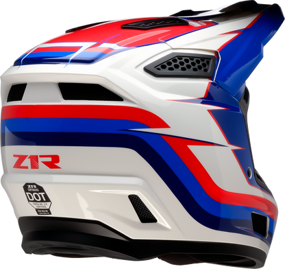 Z1R Dirt Maxx Helmet - Vortex - Red/White/Blue - XL 0110-9725