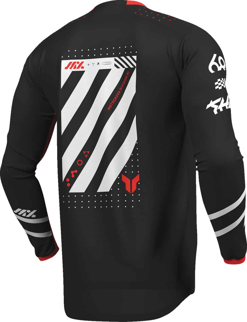 THOR Youth Launchmode Futura Jersey - Black/Red - Medium 2912-2758