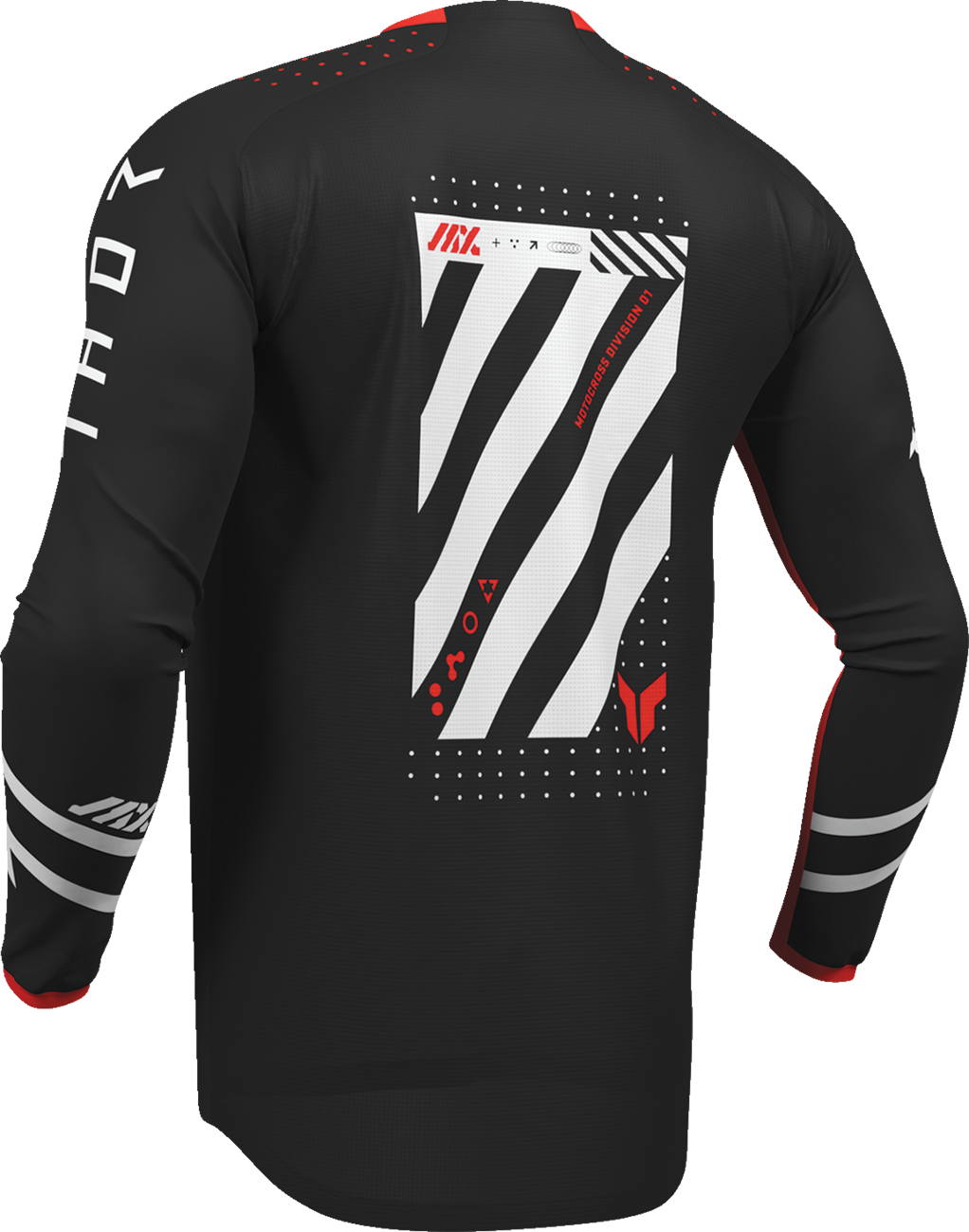 THOR Youth Launchmode Futura Jersey - Black/Red - Medium 2912-2758