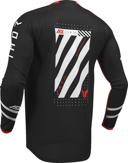 THOR Lauchmode Futura Jersey - Black/Red - Small 2910-8890